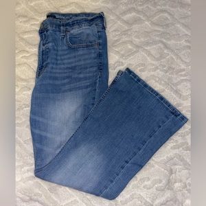 AEROPOSTALE HIGH RISE FLARE JEANS